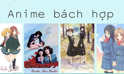 Top 15 Anime bách hợp tình cảm, tình yêu học đường hay nhất