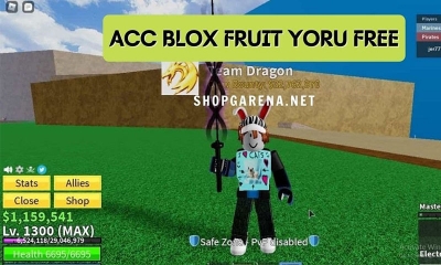 Acc Blox Fruit miễn phí, tổng hợp acc max level full 2025