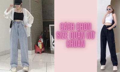 Bảng size quần nữ chuẩn và cách chọn size chính xác nhất